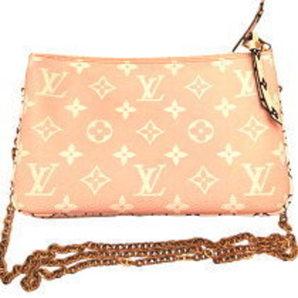 Louis Vuitton Pochette Double Zip Monogram Shoulder Bag - Picture 2 of 9